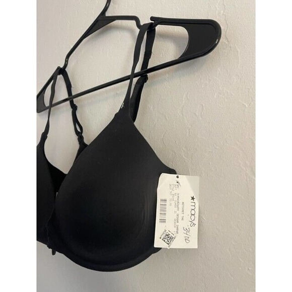 Wacoal Bra 34DD Black How Perfect Smoothing Contour Underwire Front Closure NEW - Picture 5 of 5